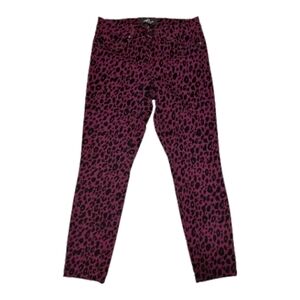 Jordache Purple and Black Animal Print Pants